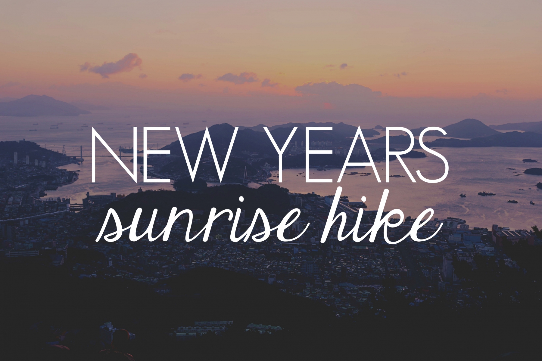 New Year's Sunrise Hike // KOREA