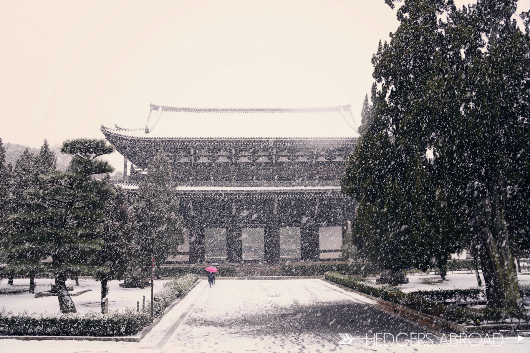tofukuji temple kyoto snow