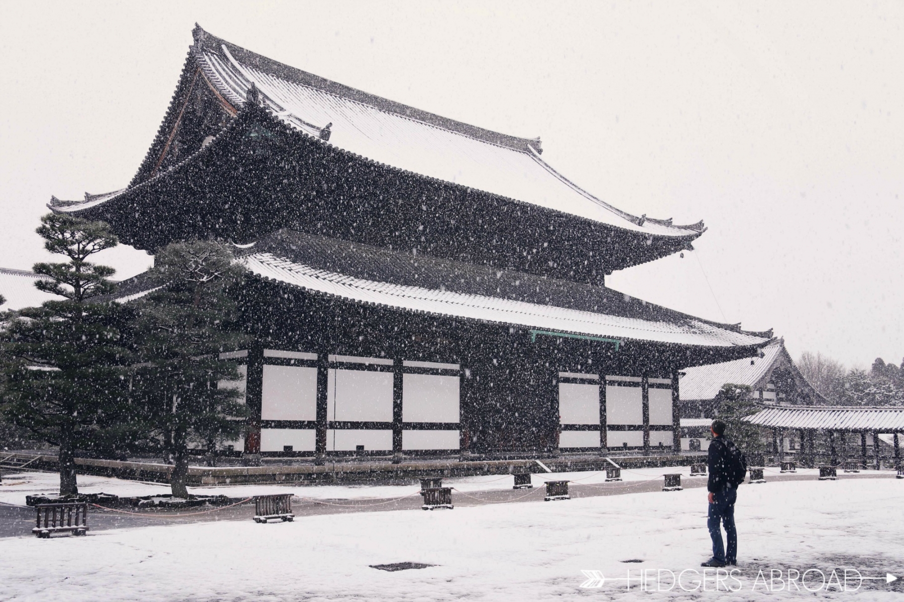 tofukuji temple kyoto snow