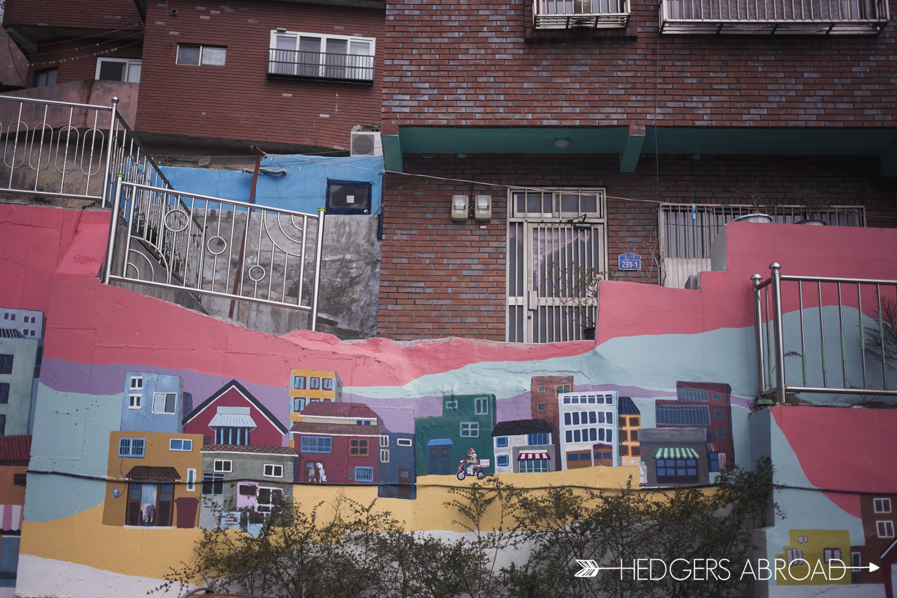 The most colorful neighborhood in South Korea // GAMCHEON VILLAGE