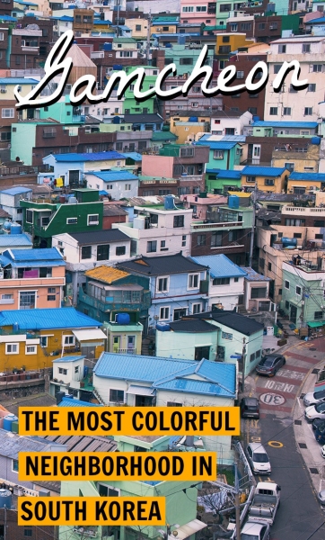 The most colorful neighborhood in South Korea // GAMCHEON VILLAGE