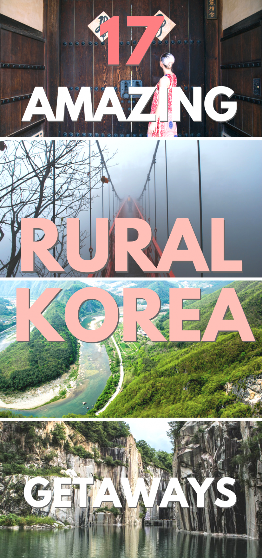 Best Rural Getaways // KOREA