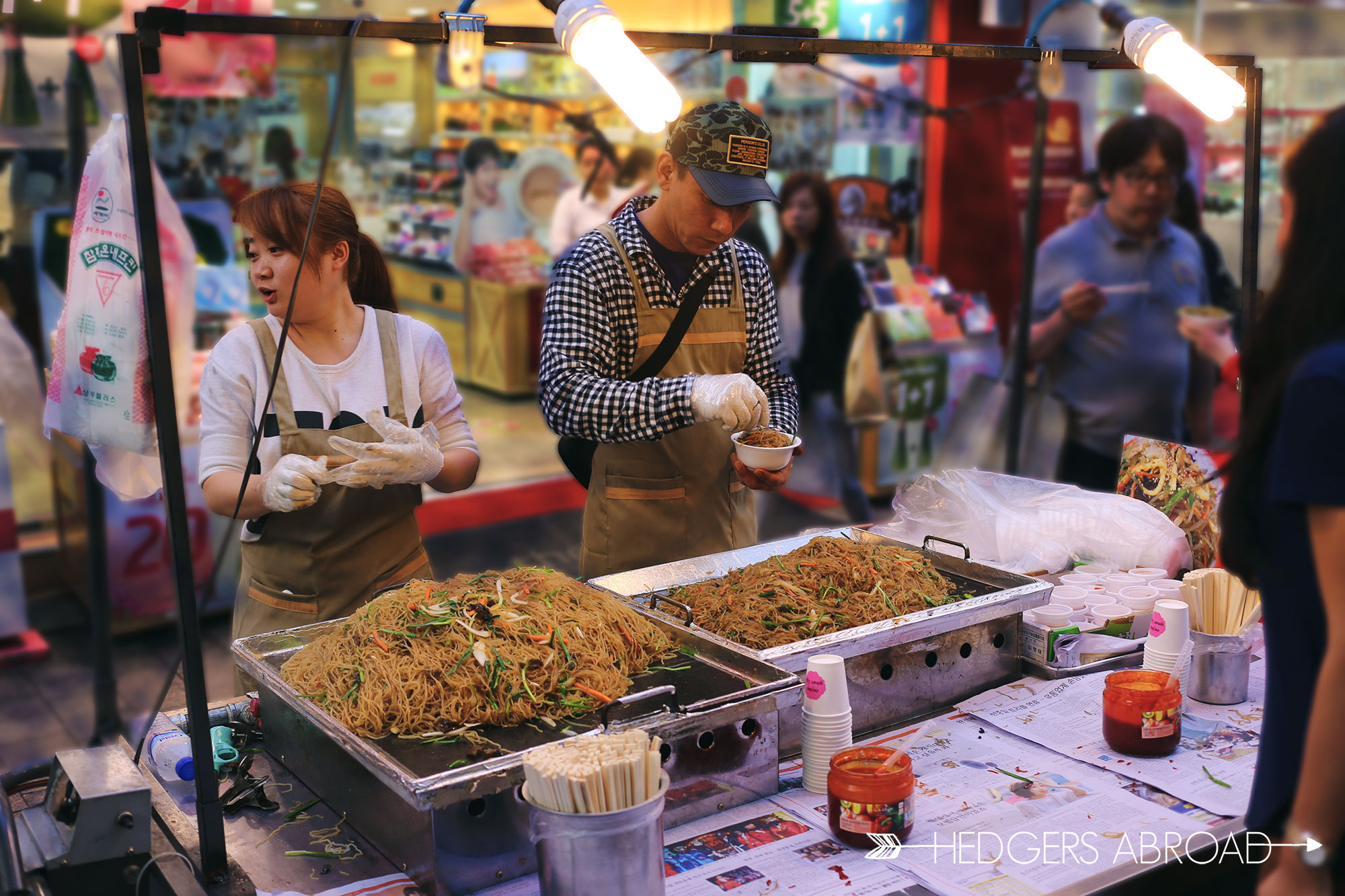 Japchae Street Food // MYEONGDONG, SOUTH KOREA