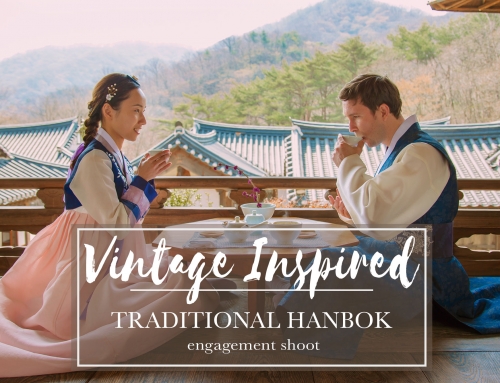 Vintage Inspired Traditional Hanbok Engagement Shoot